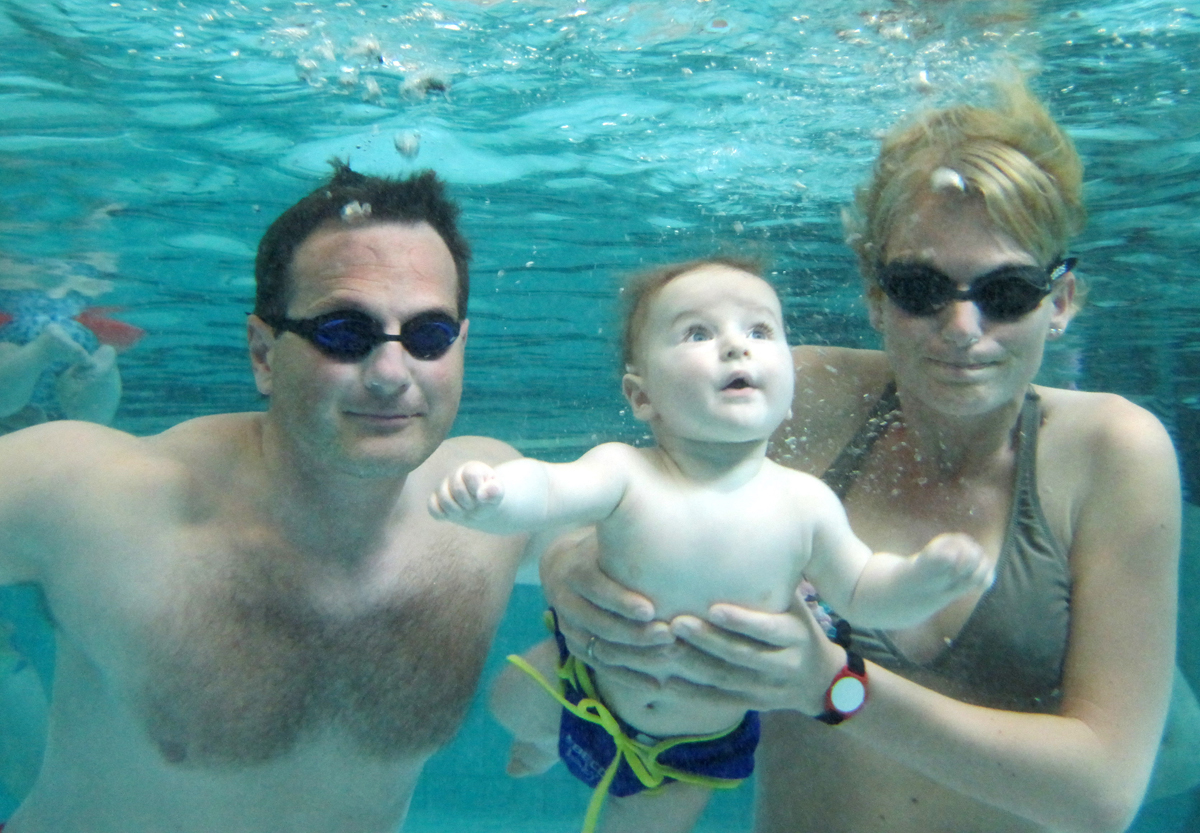 Babyschwimmen mit Ulrike Brockmann
